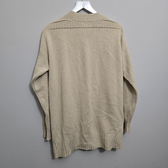 Isabel Marant Etoile Nuetral Beige Cream Knit Cardigan With Pockets Size 36 - Picture 2 of 5